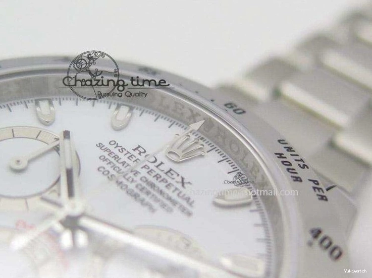 Best Daytona Dial SS (Same A23J Bracelet as White JF Edition Genuine) On 116520 Thickness 1024